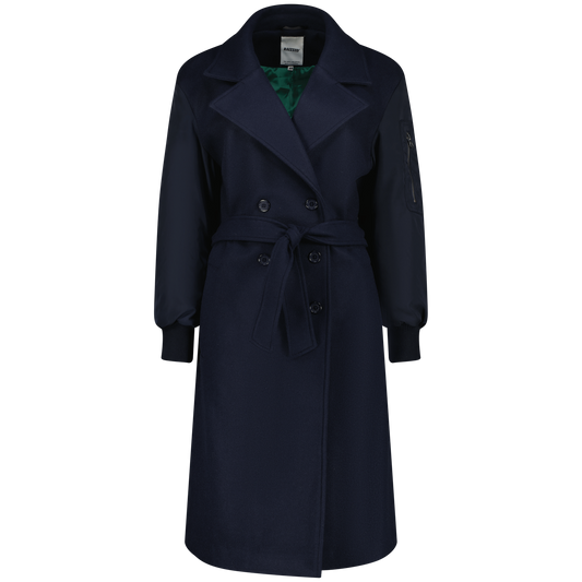 Vayenna bomber trenchcoat